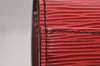Authentic Louis Vuitton Epi Montaigne 27 Clutch Hand Bag Red M52657 LV 7017J