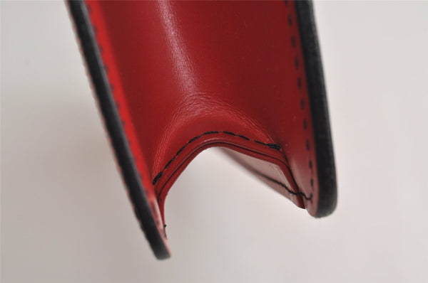 Authentic Louis Vuitton Epi Montaigne 27 Clutch Hand Bag Red M52657 LV 7017J