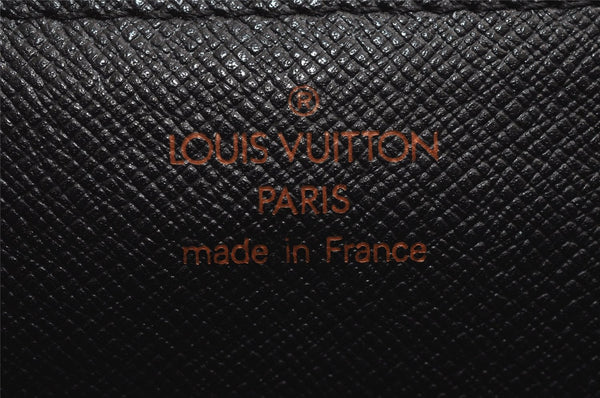 Authentic Louis Vuitton Epi Montaigne 27 Clutch Hand Bag Red M52657 LV 7017J