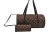 Authentic Louis Vuitton Damier Papillon 30 Hand Bag Purse N51303 LV 7018J