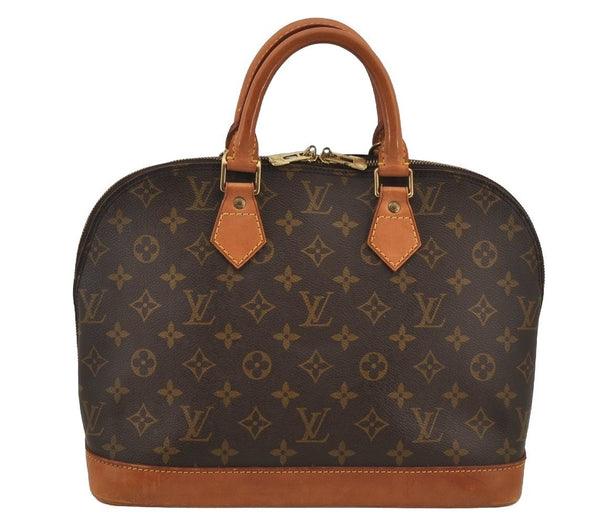 Authentic Louis Vuitton Monogram Alma Hand Bag Purse M51130 LV 7020J