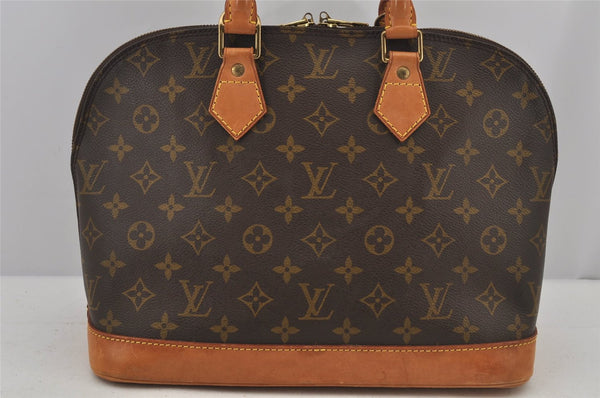 Authentic Louis Vuitton Monogram Alma Hand Bag Purse M51130 LV 7020J