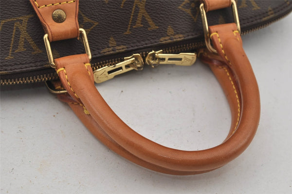 Authentic Louis Vuitton Monogram Alma Hand Bag Purse M51130 LV 7020J