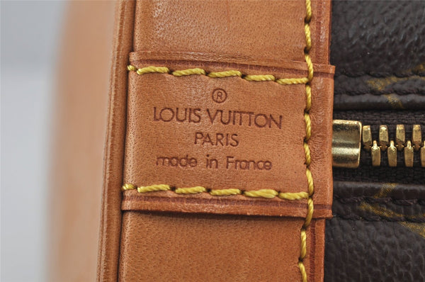 Authentic Louis Vuitton Monogram Alma Hand Bag Purse M51130 LV 7020J