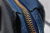 Auth Louis Vuitton Epi Saint Jacques Shopping Shoulder Bag Blue M52265 LV 7021I