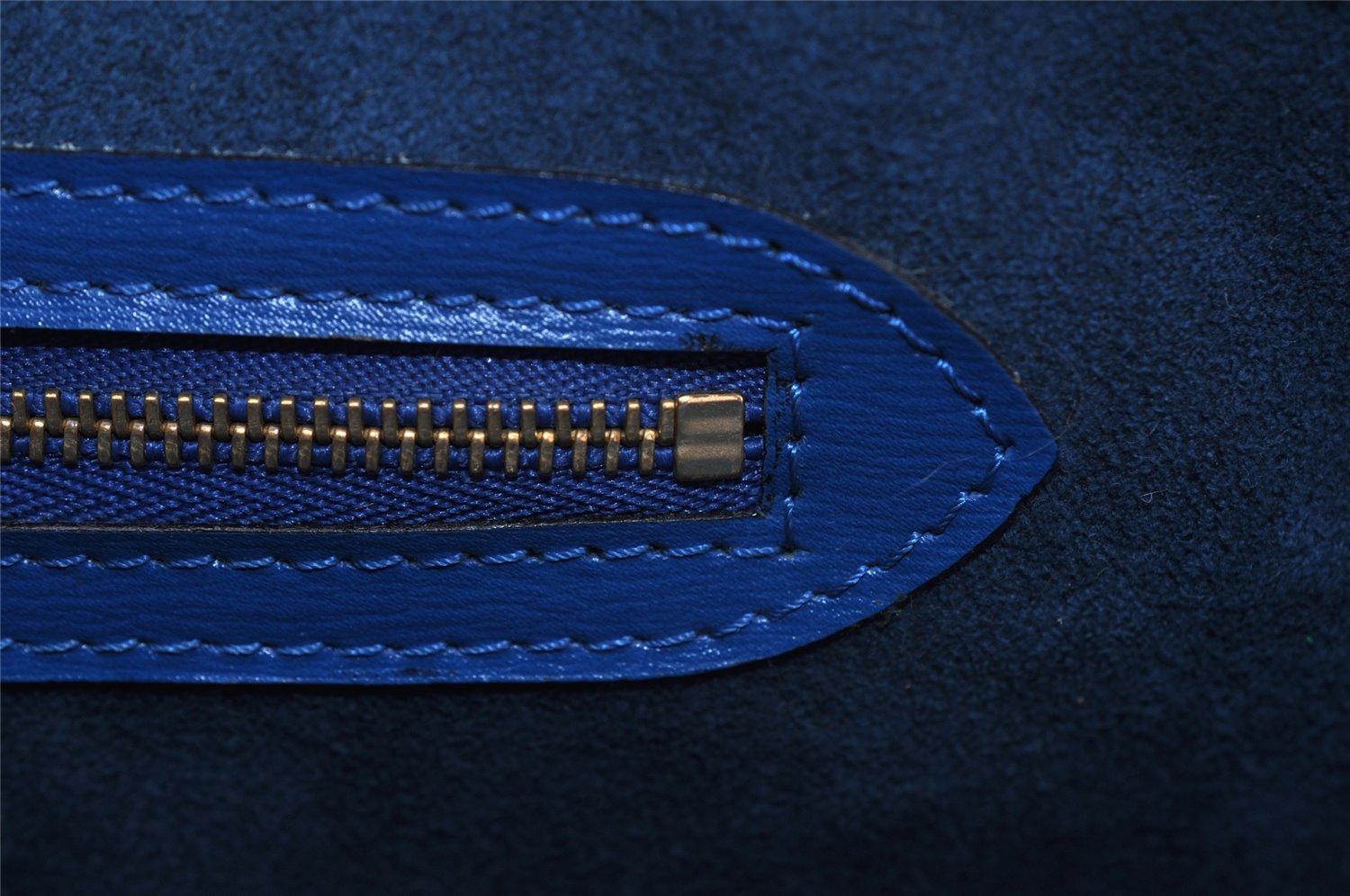 Auth Louis Vuitton Epi Saint Jacques Shopping Shoulder Bag Blue M52265 LV 7021I