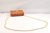 Authentic MCM Vintage Visetos Leather Chain 2Way Shoulder Hand Bag Brown 7021K