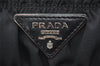 Authentic PRADA Vintage Gaufre 2Way Shoulder Hand Bag Nylon Leather Black 7022K