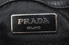 Authentic PRADA Vintage Gaufre 2Way Shoulder Hand Bag Nylon Leather Black 7022K