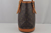 Authentic Louis Vuitton Monogram Bucket PM Shoulder Tote Bag M42238 Junk 7025J