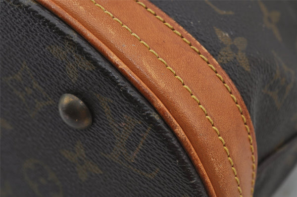 Authentic Louis Vuitton Monogram Bucket PM Shoulder Tote Bag M42238 Junk 7025J