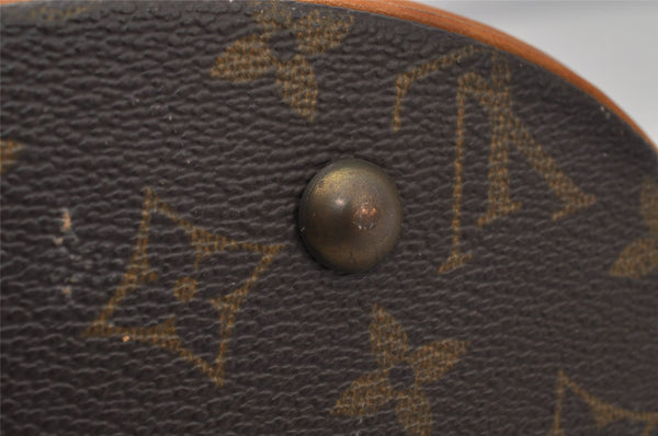 Authentic Louis Vuitton Monogram Bucket PM Shoulder Tote Bag M42238 Junk 7025J
