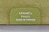 Authentic HERMES Yuris PM Vintage Note Book Cover Leather Light Green 7026K