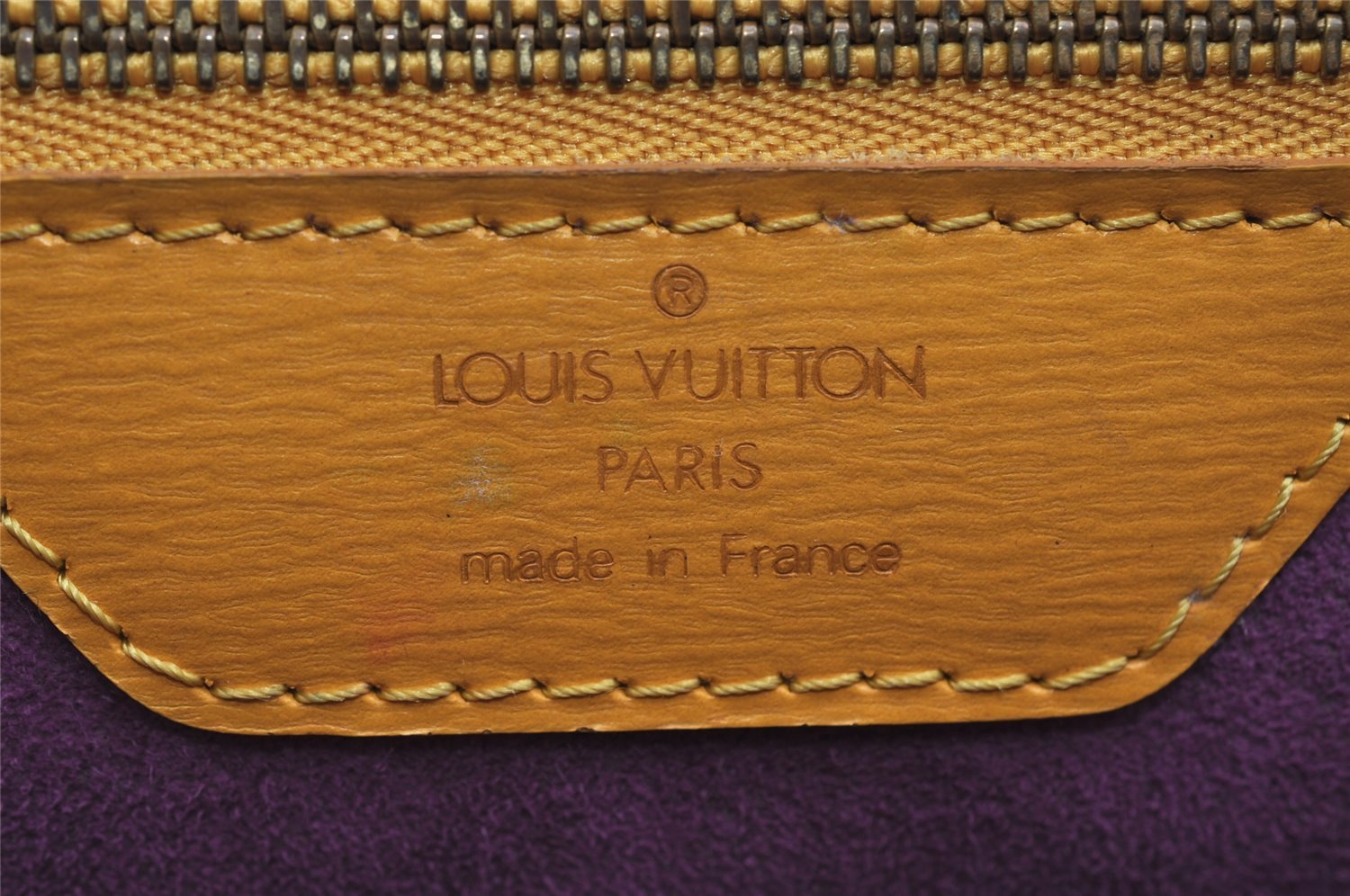 Auth Louis Vuitton Epi Saint Jacques Shopping Shoulder Bag M52269 Yellow 7027I