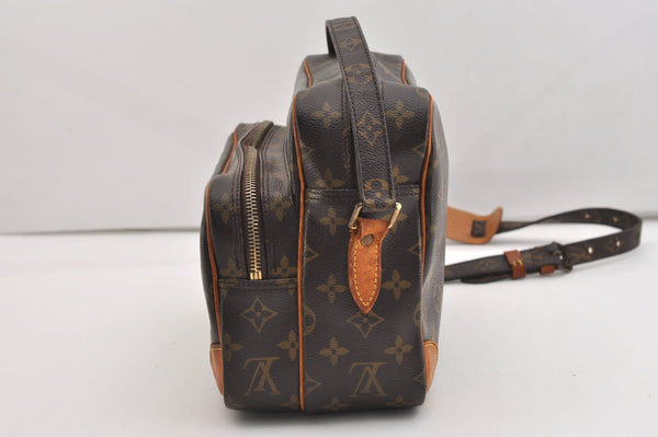 Authentic Louis Vuitton Monogram Nile Shoulder Cross Body Bag M45244 LV 7028J