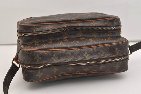 Authentic Louis Vuitton Monogram Nile Shoulder Cross Body Bag M45244 LV 7028J