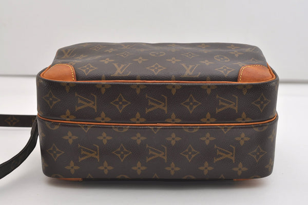 Authentic Louis Vuitton Monogram Nile Shoulder Cross Body Bag M45244 LV 7028J