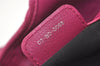 Authentic Christian Dior Vintage Shoulder Tote Bag Leather Pink 7029I