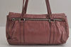 Authentic PRADA Vintage Leather Shoulder Hand Bag Pink 7029J