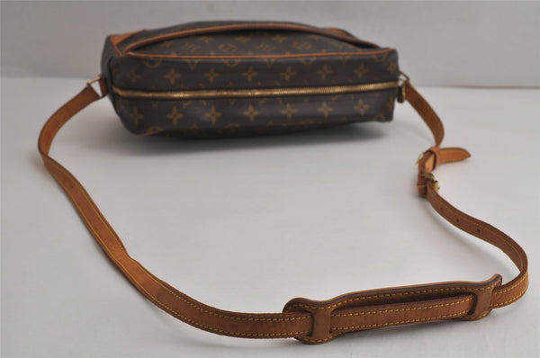 Authentic Louis Vuitton Monogram Trocadero 30 Shoulder Cross Bag M51272 LV 7031J