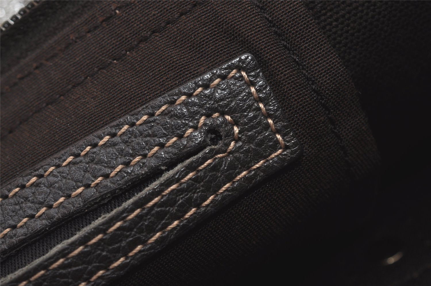 Authentic GUCCI GG Crystal Abbey Shoulder Tote Bag PVC Leather Brown 7033I