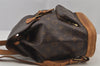 Authentic Louis Vuitton Monogram Montsouris MM Backpack M51136 LV 7033J