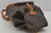 Authentic Louis Vuitton Monogram Montsouris MM Backpack M51136 LV 7033J