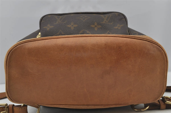 Authentic Louis Vuitton Monogram Montsouris MM Backpack M51136 LV 7033J