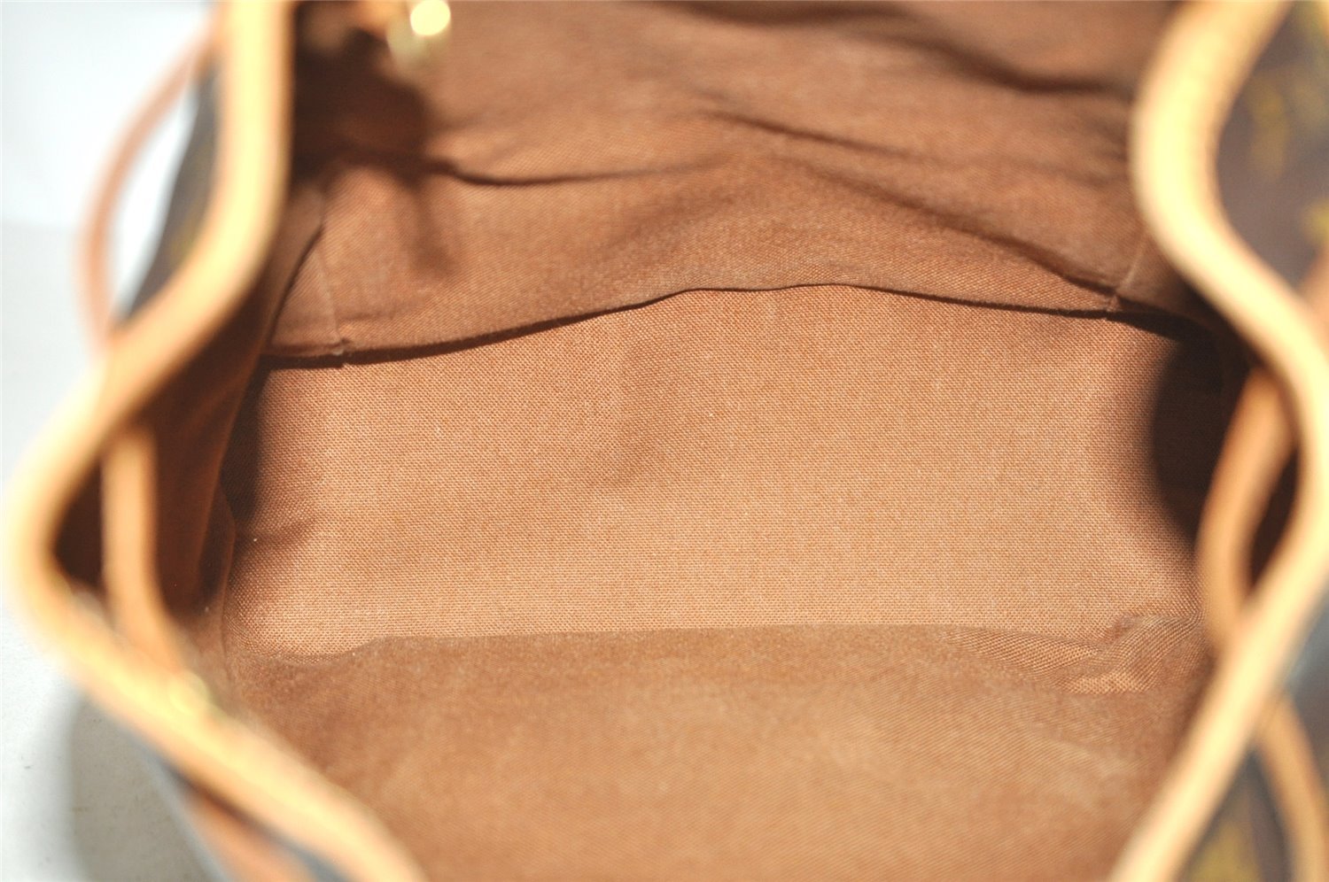 Authentic Louis Vuitton Monogram Montsouris MM Backpack M51136 LV 7033J