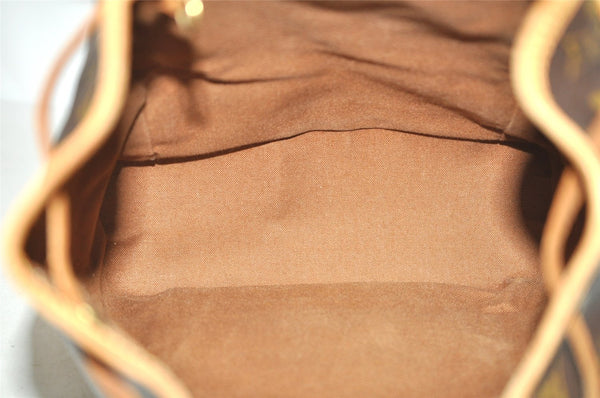 Authentic Louis Vuitton Monogram Montsouris MM Backpack M51136 LV 7033J
