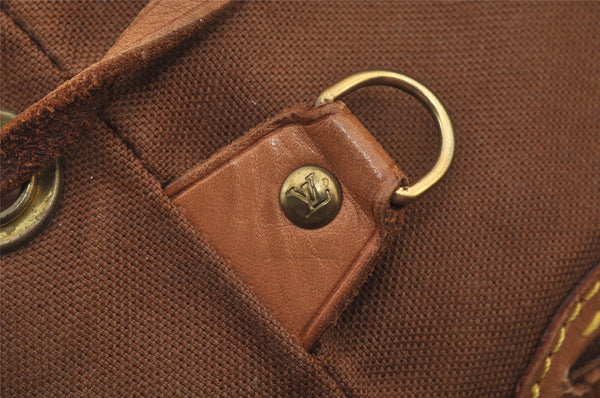 Authentic Louis Vuitton Monogram Montsouris MM Backpack M51136 LV 7033J