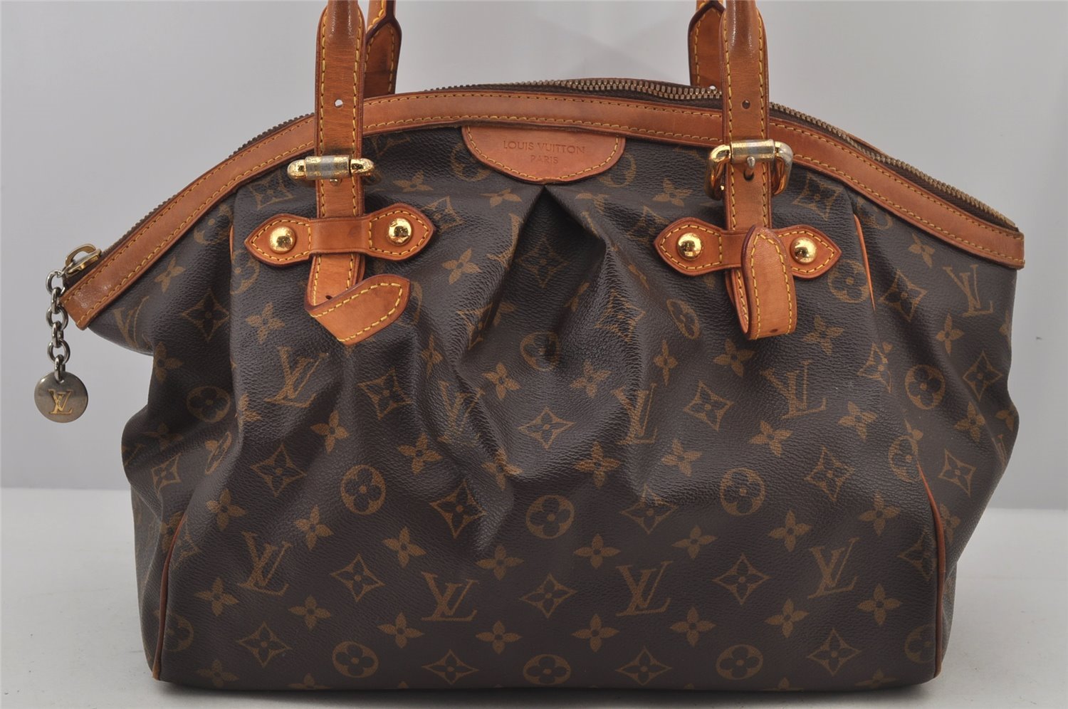 Authentic Louis Vuitton Monogram Tivoli GM Hand Tote Bag M40144 LV 7034J