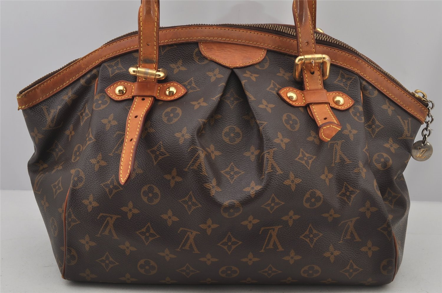 Authentic Louis Vuitton Monogram Tivoli GM Hand Tote Bag M40144 LV 7034J