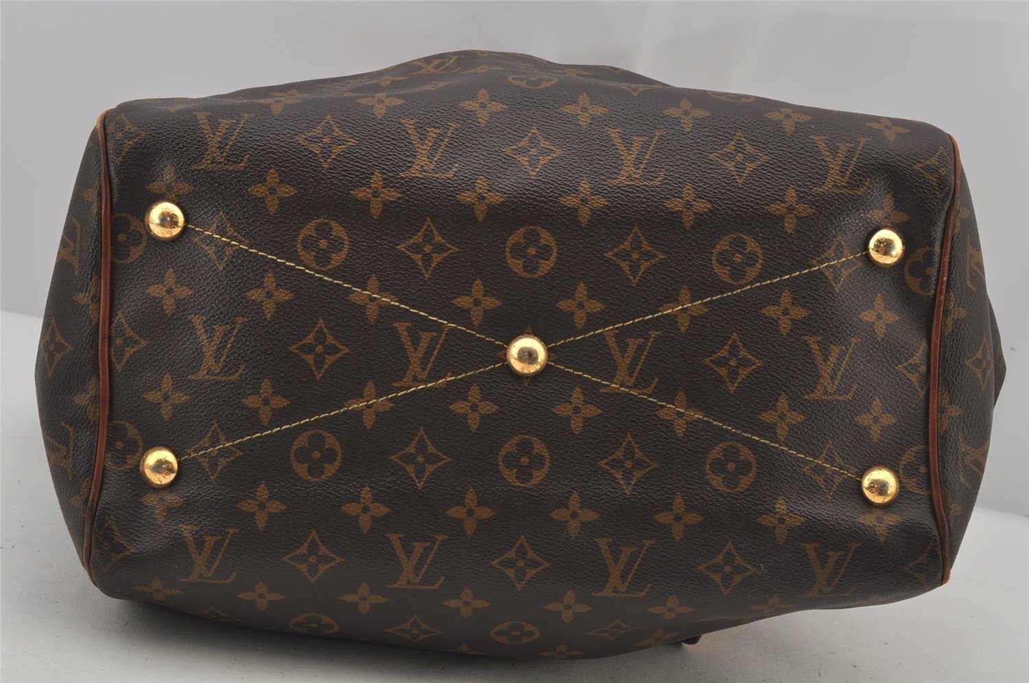 Authentic Louis Vuitton Monogram Tivoli GM Hand Tote Bag M40144 LV 7034J