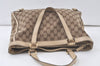 Authentic GUCCI Abbey Shoulder Hand Bag GG Canvas Leather 170004 Brown 7034K