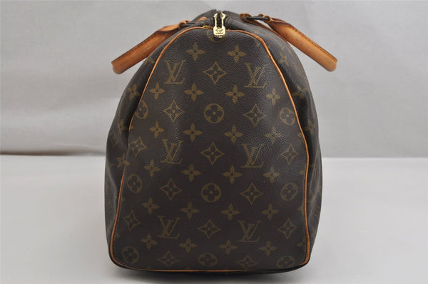 Authentic Louis Vuitton Monogram Keepall 45 Travel Boston Bag M41428 Junk 7035J