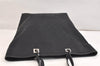 Authentic GUCCI Vintage Shoulder Tote Bag GG Canvas Leather 31243 Black 7035K