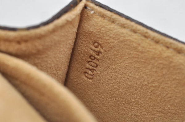 Authentic Louis Vuitton Monogram Pochette Twin GM Shoulder Bag M51852 LV 7036I