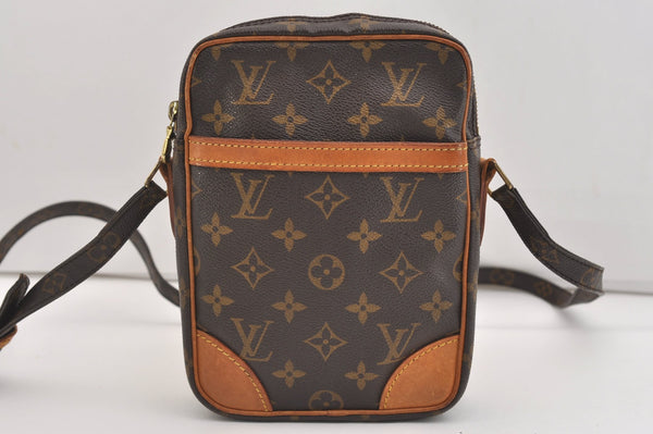 Authentic Louis Vuitton Monogram Danube Shoulder Cross Body Bag M45266 LV 7039J