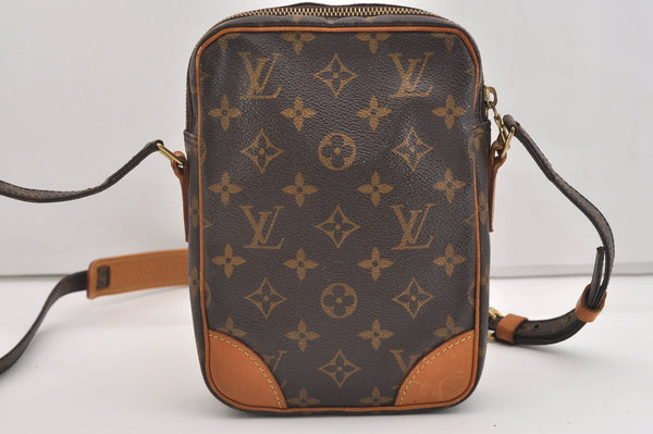 Authentic Louis Vuitton Monogram Danube Shoulder Cross Body Bag M45266 LV 7039J