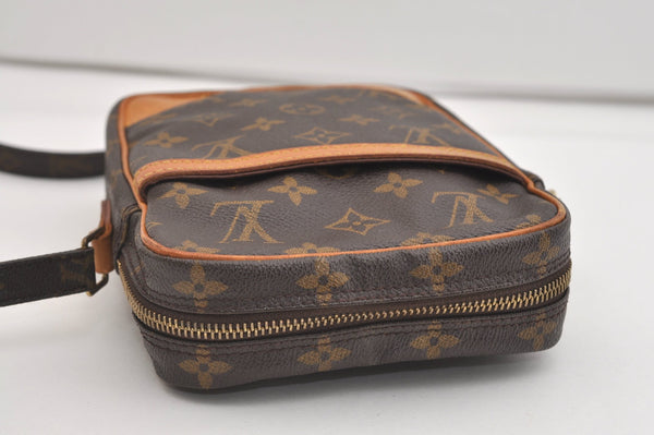 Authentic Louis Vuitton Monogram Danube Shoulder Cross Body Bag M45266 LV 7039J