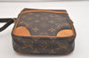 Authentic Louis Vuitton Monogram Danube Shoulder Cross Body Bag M45266 LV 7039J