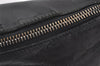 Authentic BOTTEGA VENETA Intrecciato Leather Waist Body Bag Purse Black 7039K