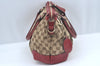Authentic GUCCI Sukey 2Way Hand Tote Bag GG Canvas Leather 247902 Brown 7042I
