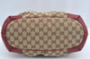 Authentic GUCCI Sukey 2Way Hand Tote Bag GG Canvas Leather 247902 Brown 7042I