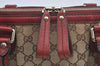 Authentic GUCCI Sukey 2Way Hand Tote Bag GG Canvas Leather 247902 Brown 7042I
