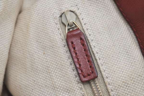 Authentic GUCCI Sukey 2Way Hand Tote Bag GG Canvas Leather 247902 Brown 7042I