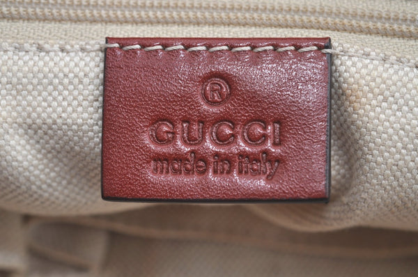 Authentic GUCCI Sukey 2Way Hand Tote Bag GG Canvas Leather 247902 Brown 7042I