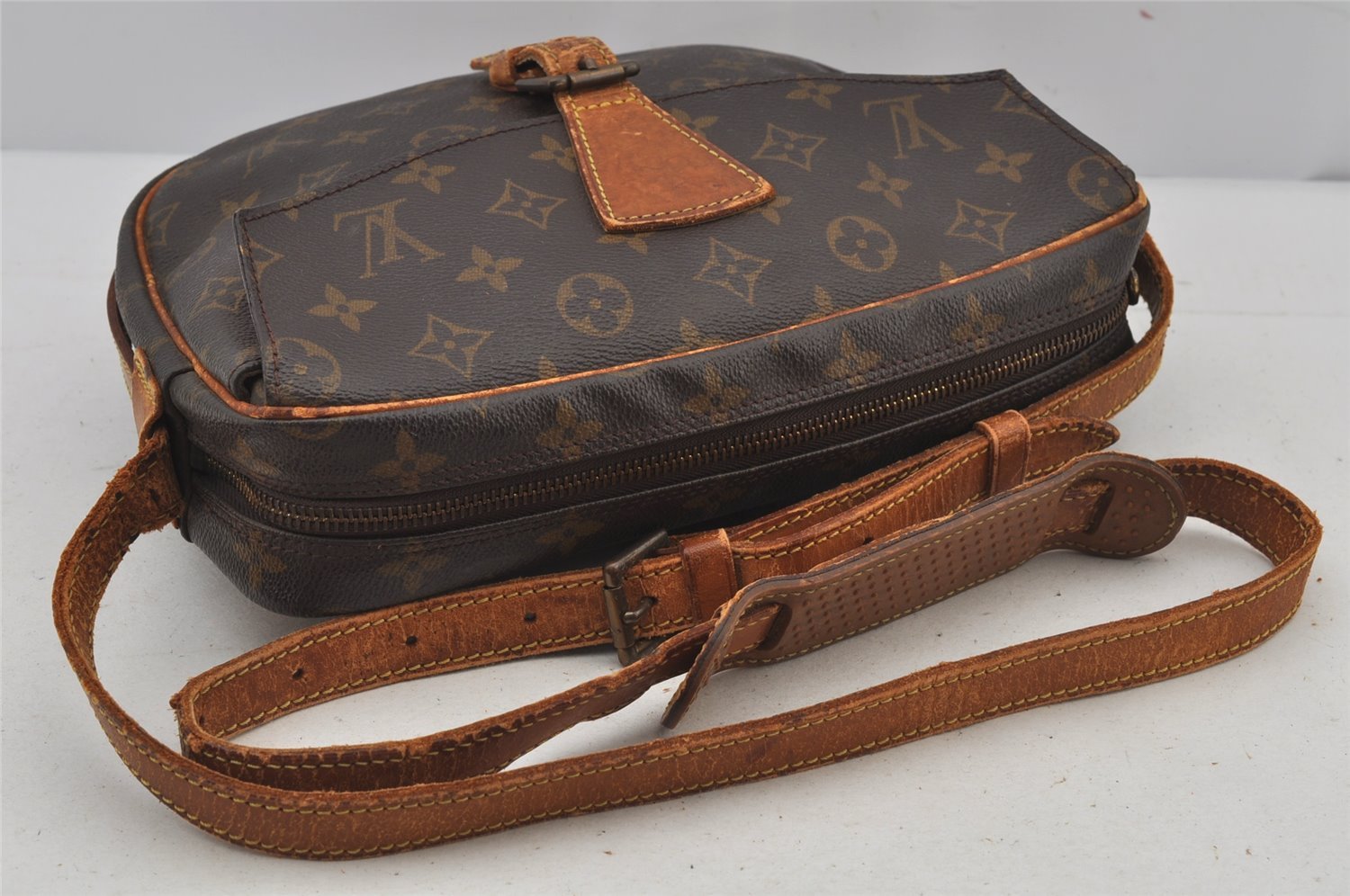 Authentic Louis Vuitton Monogram Jeune Fille MM M51226 Shoulder Cross Bag 7045J