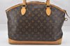 Authentic Louis Vuitton Monogram Lockit Horizontal Shoulder Bag M40104 LV 7046I